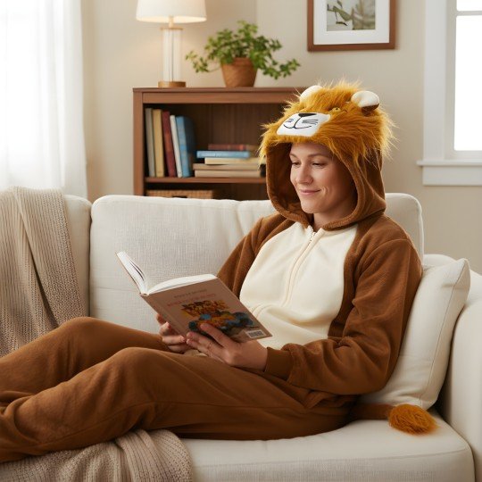 Lion Kigurumi Onesie Pyjama Costume, photo 6