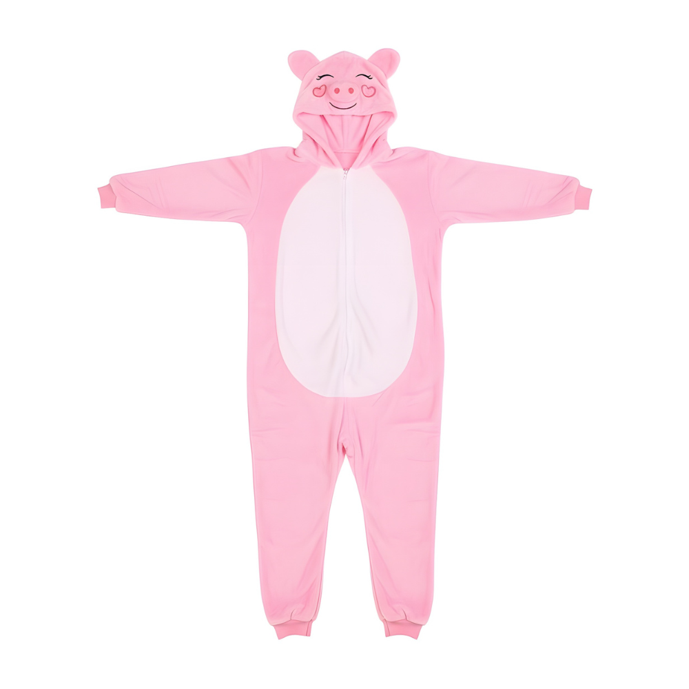 Piżama Onesie Kigurumi Kostium Przebranie Różowa Świnka, zdjęcie 4