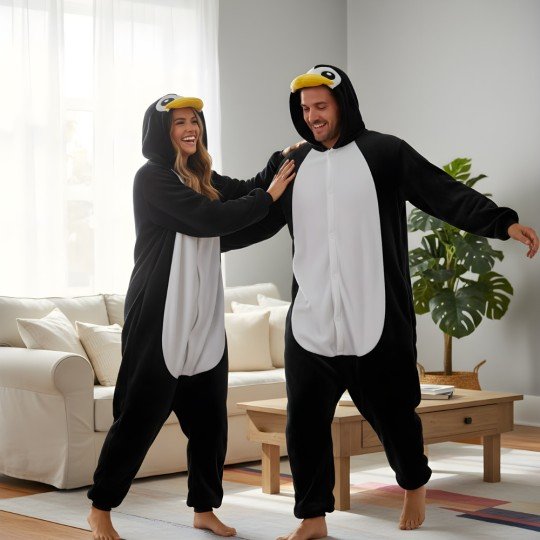 Piżama Onesie Kigurumi Kostium Przebranie Pingwin, zdjęcie 7