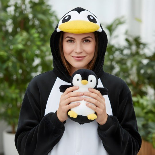 Piżama Onesie Kigurumi Kostium Przebranie Pingwin, zdjęcie 9