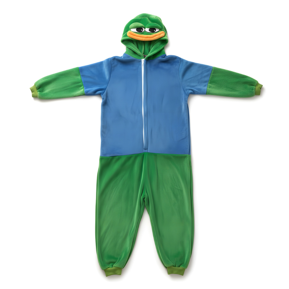 Piżama Onesie Kigurumi Kostium Przebranie Pepe Frog, zdjęcie 4