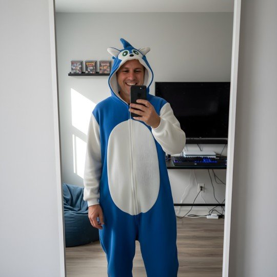 Kigurumi Onesie Pyjama Costume Sonic, photo 5