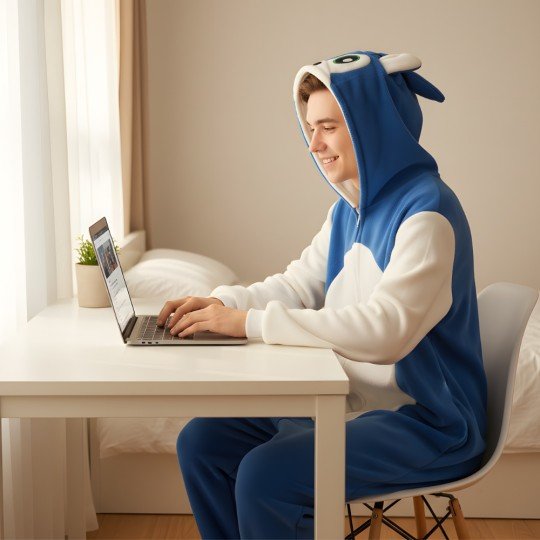 Kigurumi Onesie Pyjama Costume Sonic, photo 8