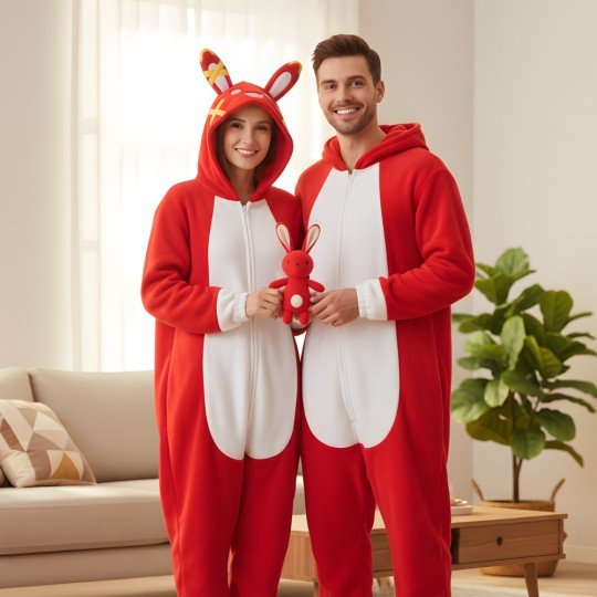 Kigurumi Onesie Pyjama Costume Genshin Impact Baron Bunny, photo 2