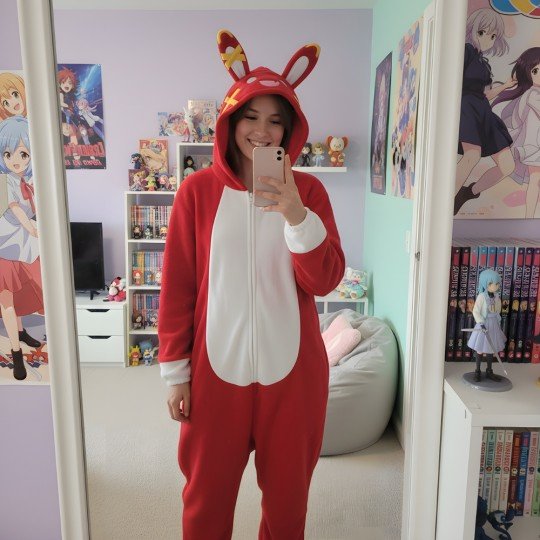 Kigurumi Onesie Pyjama Costume Genshin Impact Baron Bunny, photo 5