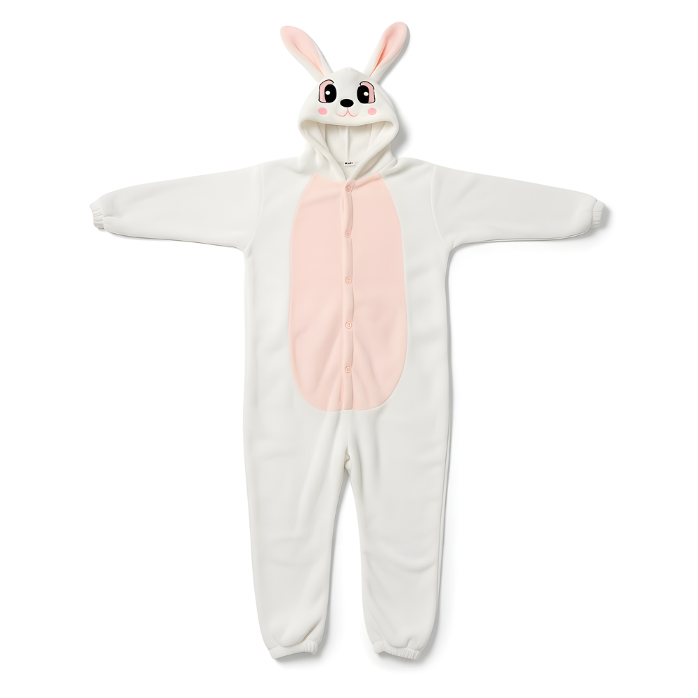 Piżama Onesie Kigurumi Kostium Przebranie Królik, zdjęcie 4