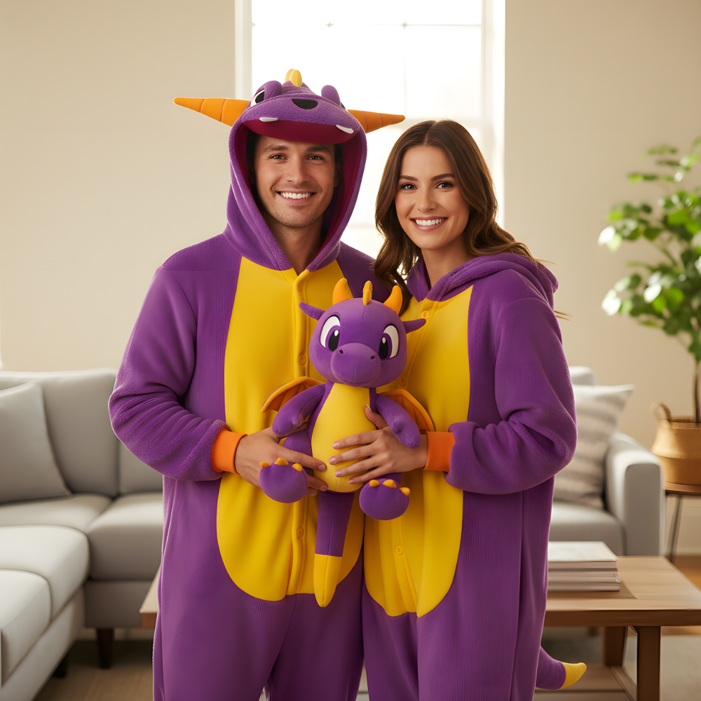 Kigurumi Onesie Pyjama Costume Outfit Spyro, photo 3