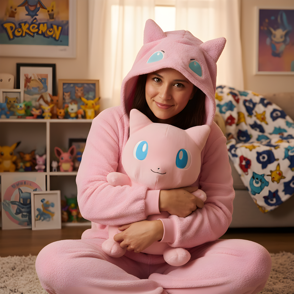 Onesie Kigurumi Pajama Costume Pokémon Mew, photo 2