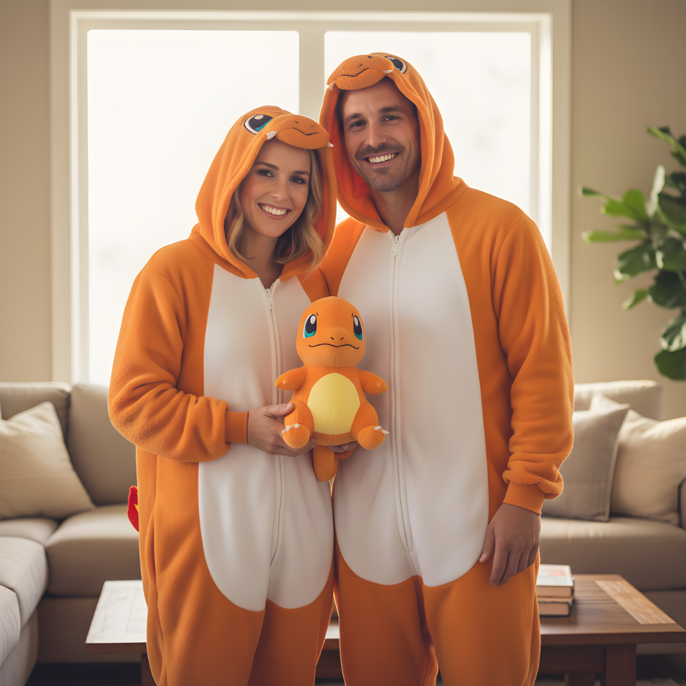 Kigurumi Onesie Pyjama Costume Outfit Pokémon Charmander, photo 3
