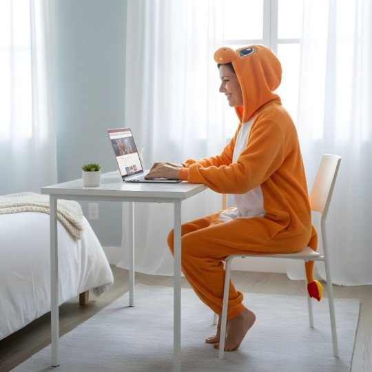Kigurumi Onesie Pyjama Costume Outfit Pokémon Charmander, photo 6