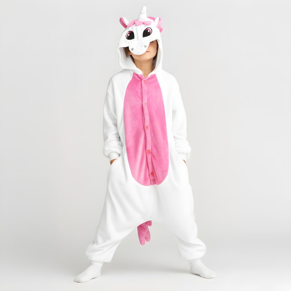 Onesie Kigurumi Pyjama Pink Unicorn Kids, photo 3