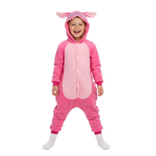 Piżama Onesie Kigurumi Kostium Przebranie Stitch Dzieci, zdjęcie 7