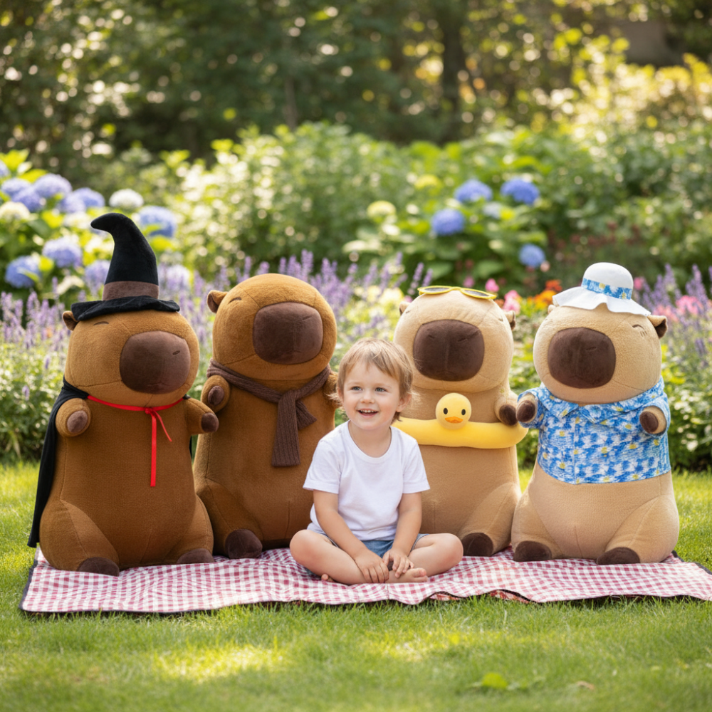 Large Plush Toy Pillow - Sorceress Capybara 100cm, photo 10