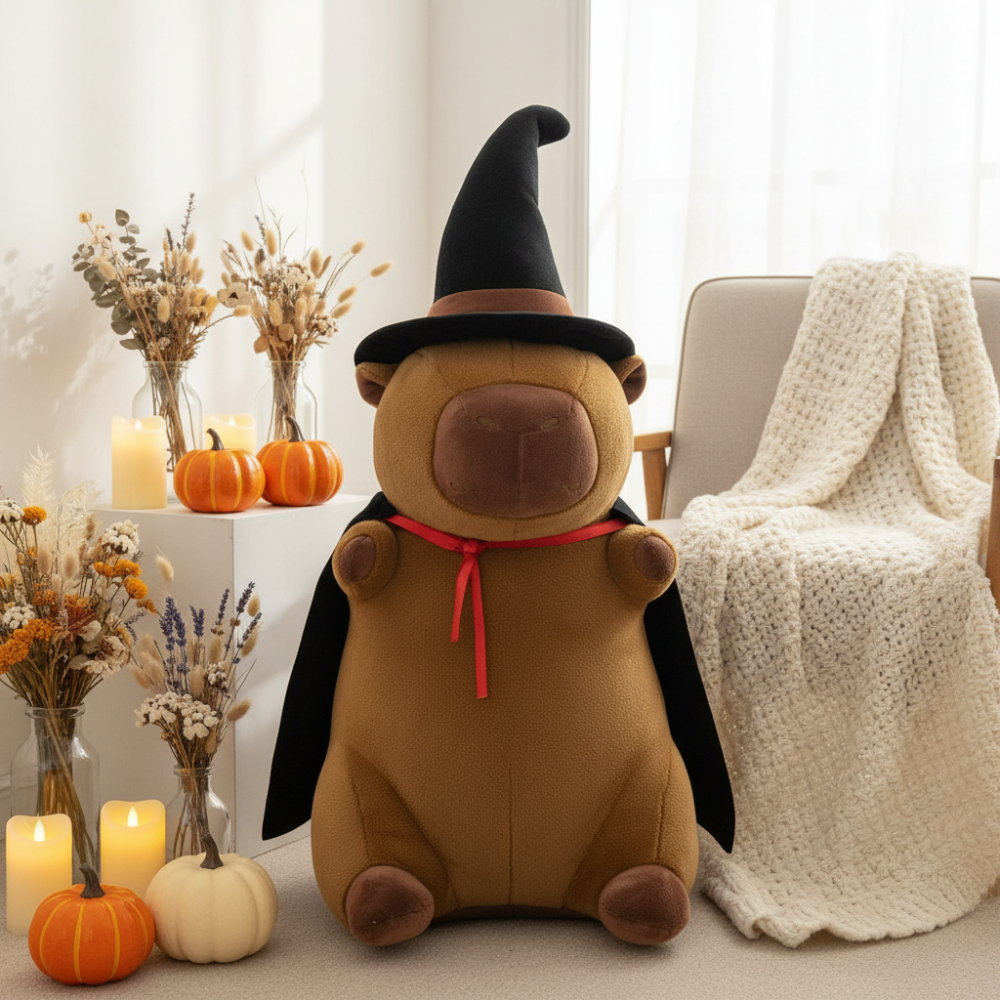 Large Plush Toy Pillow - Sorceress Capybara 100cm, photo 6