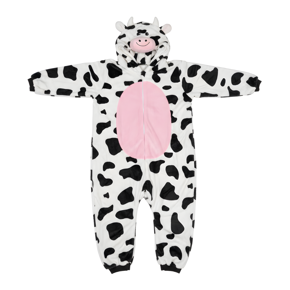 Piżama Onesie Kostium Przebranie Śpiochy Krówka Niemowlę, zdjęcie 4