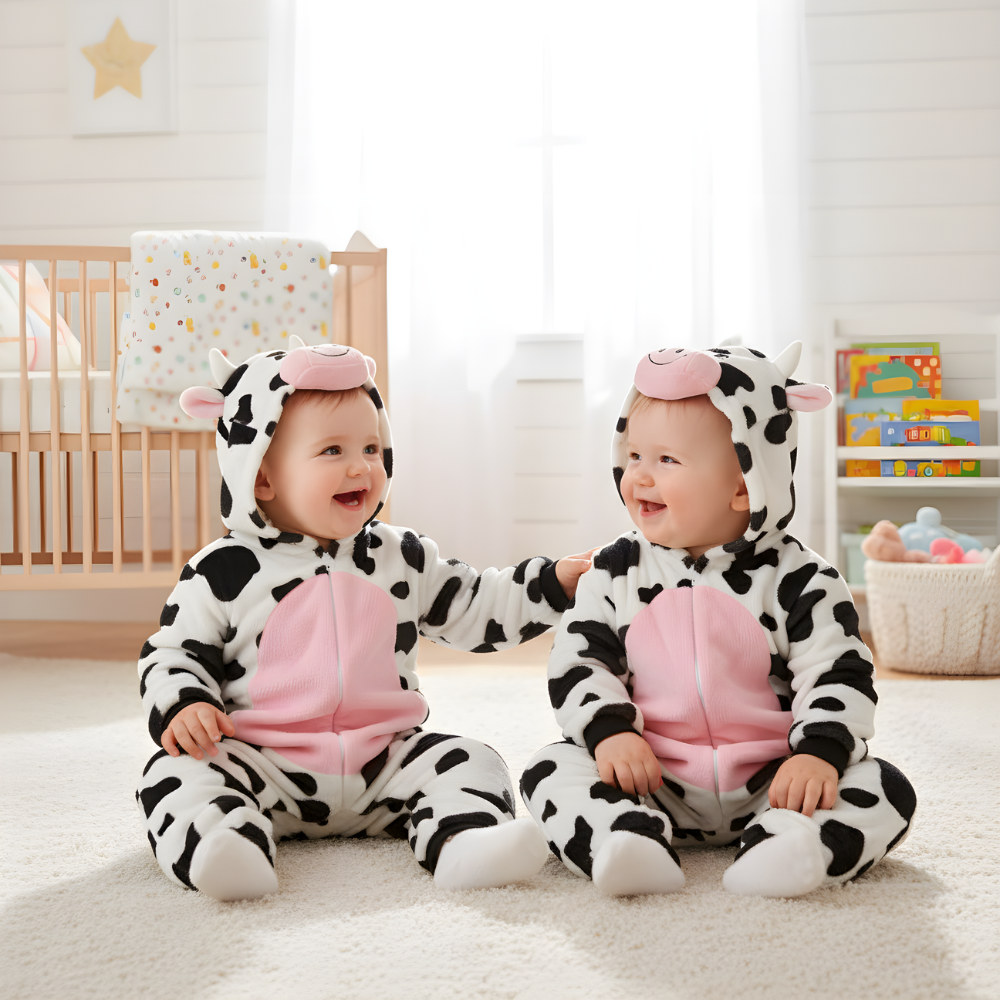 Onesie Costume Little Cow Baby Sleepsuit, photo 2
