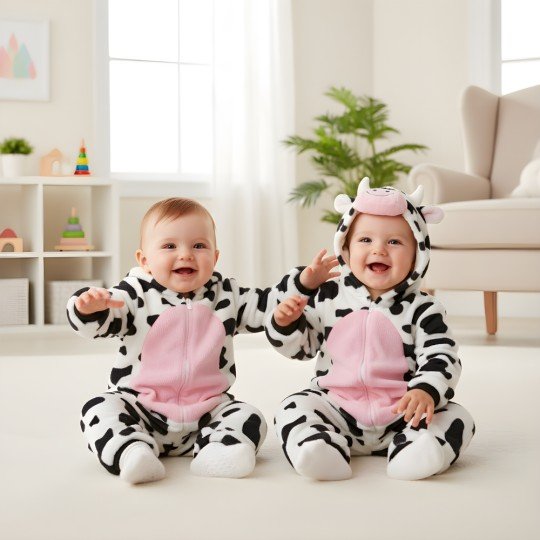 Onesie Costume Little Cow Baby Sleepsuit, photo 5