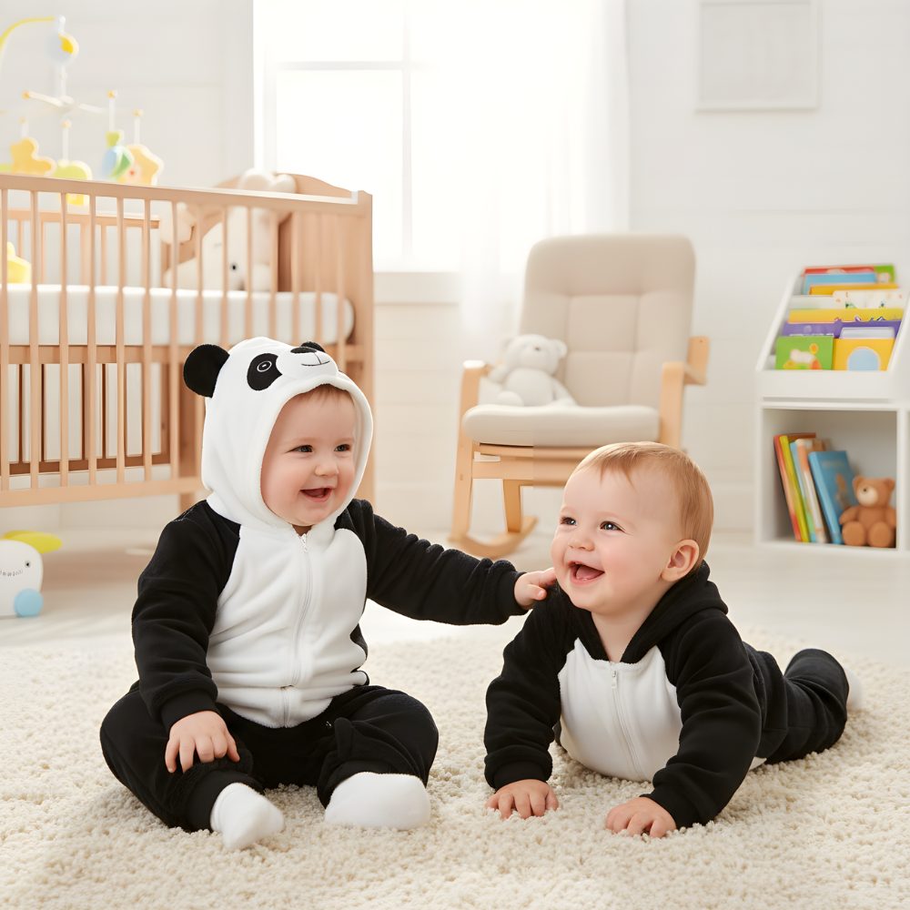 Piżama Onesie Kostium Przebranie Śpiochy  Panda Niemowlę, zdjęcie 2