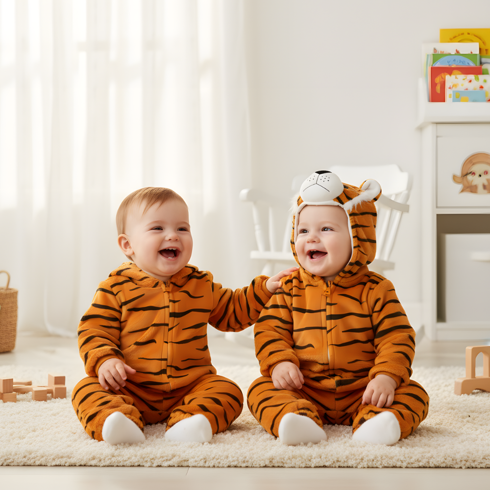 Onesie Costume Tiger Baby Sleepsuit, photo 2