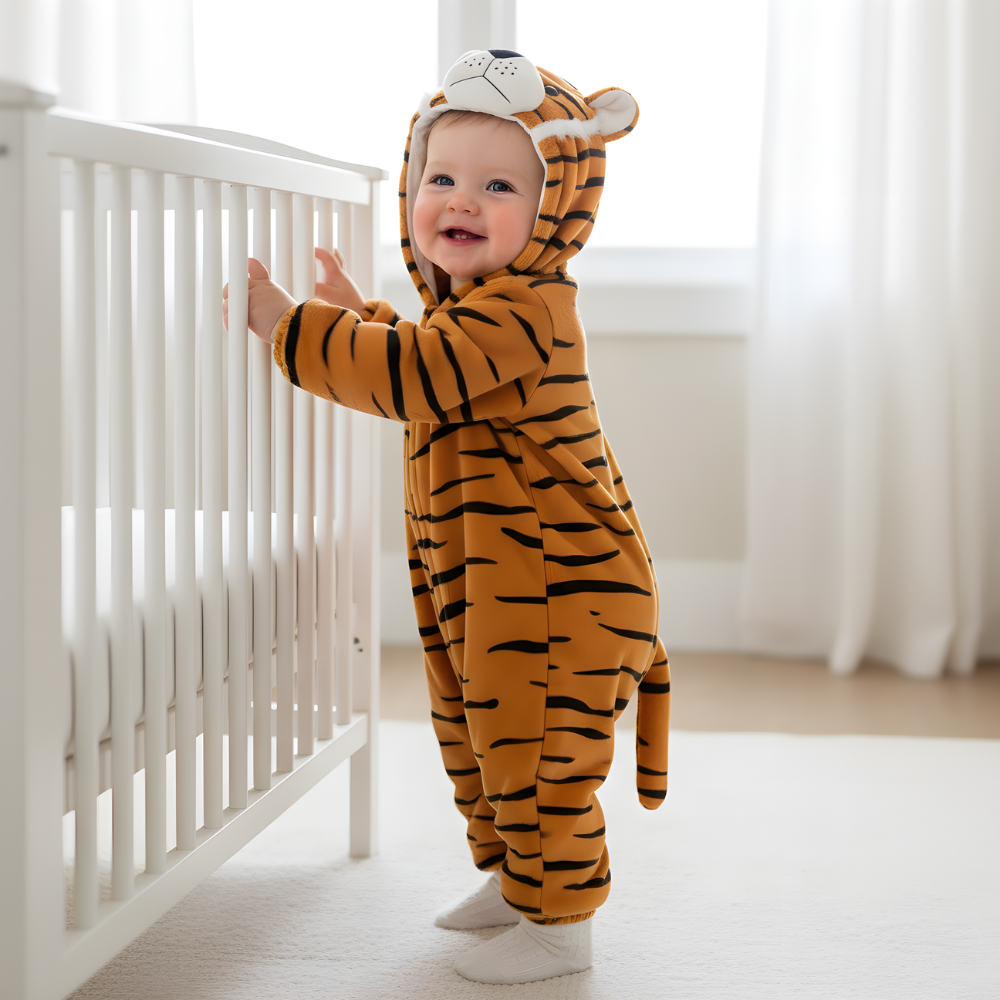 Onesie Costume Tiger Baby Sleepsuit, photo 3