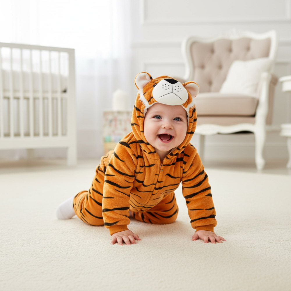 Onesie Costume Tiger Baby Sleepsuit, photo 7
