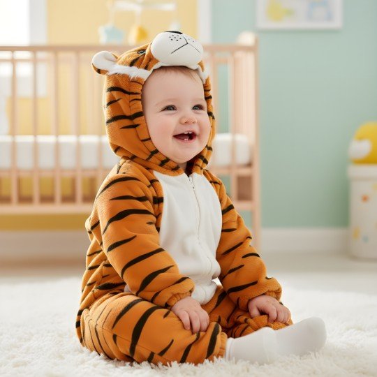 Onesie Costume Tiger Baby Sleepsuit, photo 8