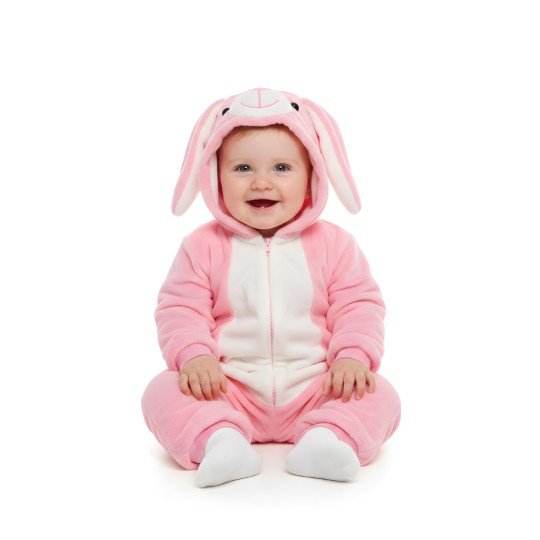 Onesie Costume Pink Bunny Baby Sleepsuit, photo 5
