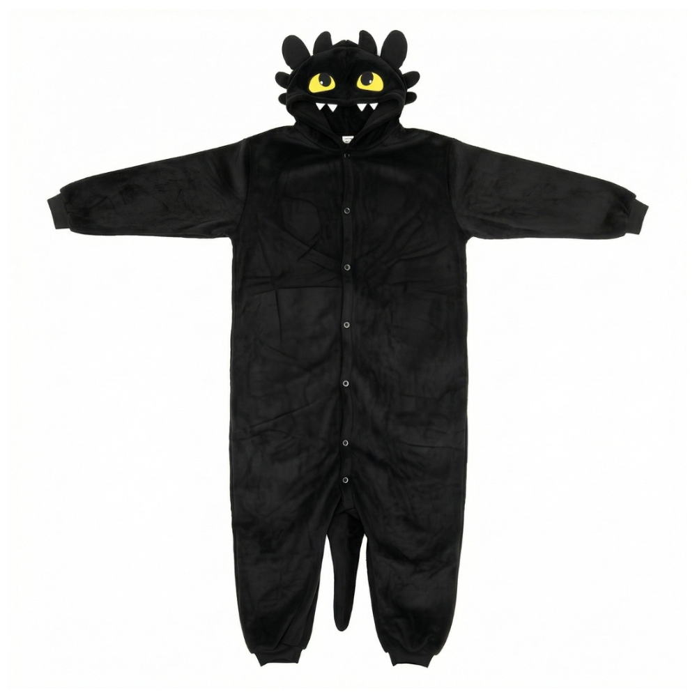 Piżama Onesie Kigurumi Kostium Przebranie Szczerbatek, zdjęcie 3