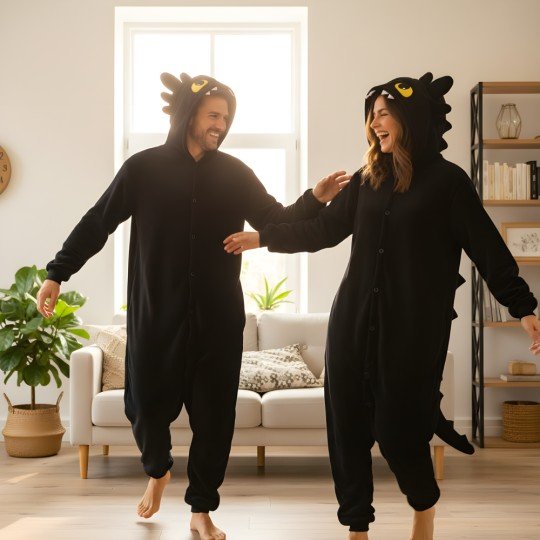 Piżama Onesie Kigurumi Kostium Przebranie Szczerbatek, zdjęcie 9