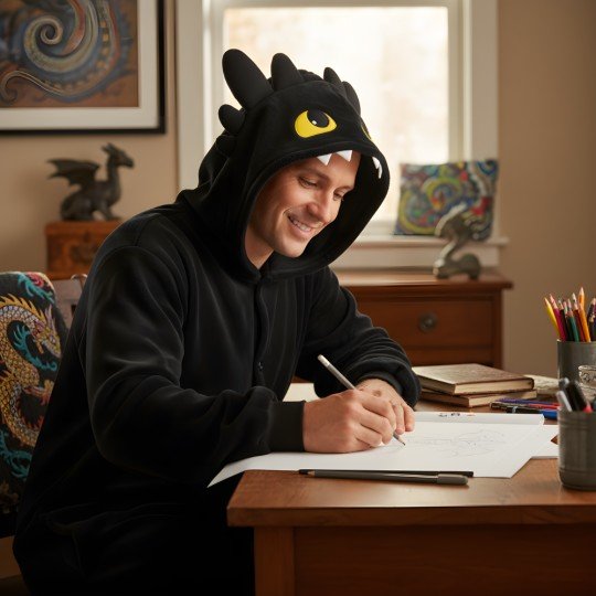 Onesie Kigurumi Pajama Costume Toothless, photo 6