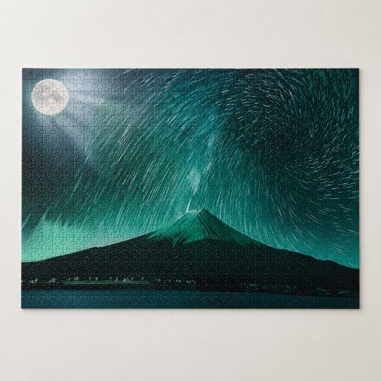 Firework Rain Fluorescent Puzzle, 1000 Pieces, for Adults, photo 3