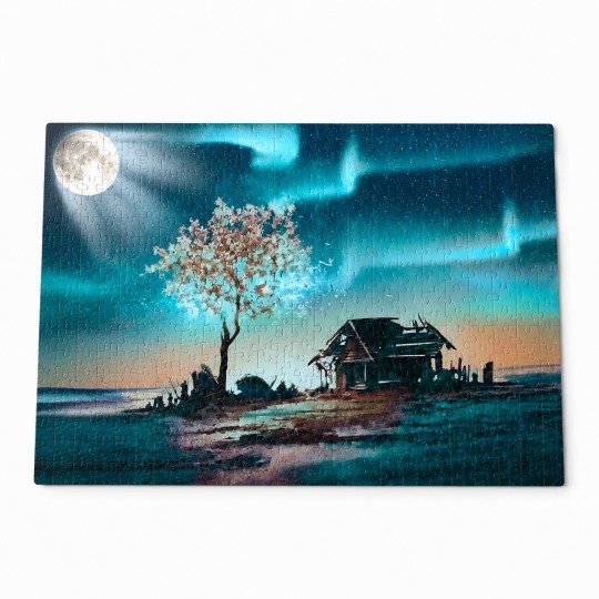 Beach House Fluorescent Puzzle, 1000 Pieces, for Adults, photo 8