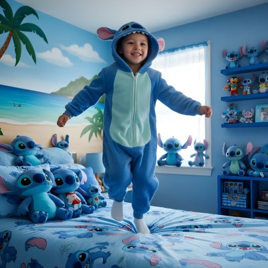 Piżama Onesie Kigurumi Kostium Przebranie Lilo & Stitch, zdjęcie 4