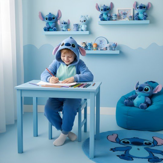 Piżama Onesie Kigurumi Kostium Przebranie Lilo & Stitch, zdjęcie 8