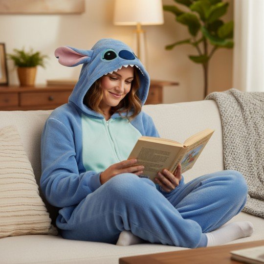 Onesie Kigurumi Pyjama Costume Fancy Dress Lilo & Stitch, photo 4