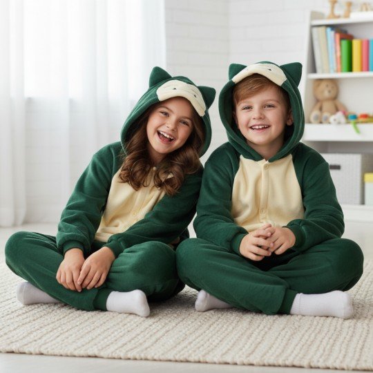 Piżama Onesie Kigurumi Przebranie Pokemon Snorlax Dzieci, zdjęcie 2