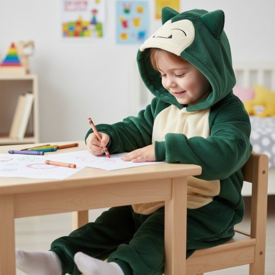Piżama Onesie Kigurumi Przebranie Pokemon Snorlax Dzieci, zdjęcie 4