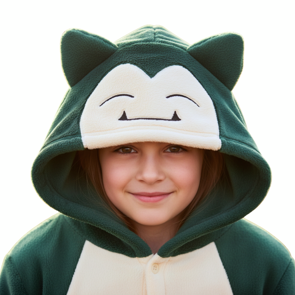 Piżama Onesie Kigurumi Przebranie Pokemon Snorlax Dzieci, zdjęcie 6