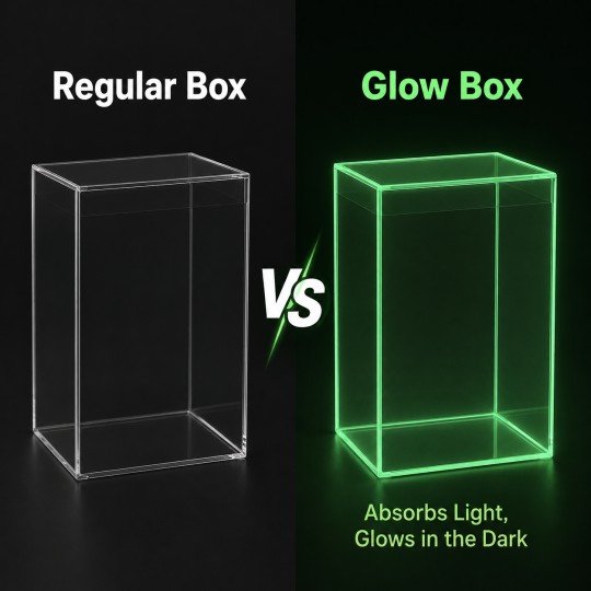 10x Clear Protective Display Box for Figures, Glow in the Dark, photo 5