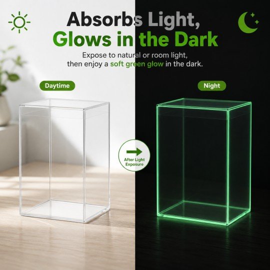 10x Clear Protective Display Box for Figures, Glow in the Dark, photo 9