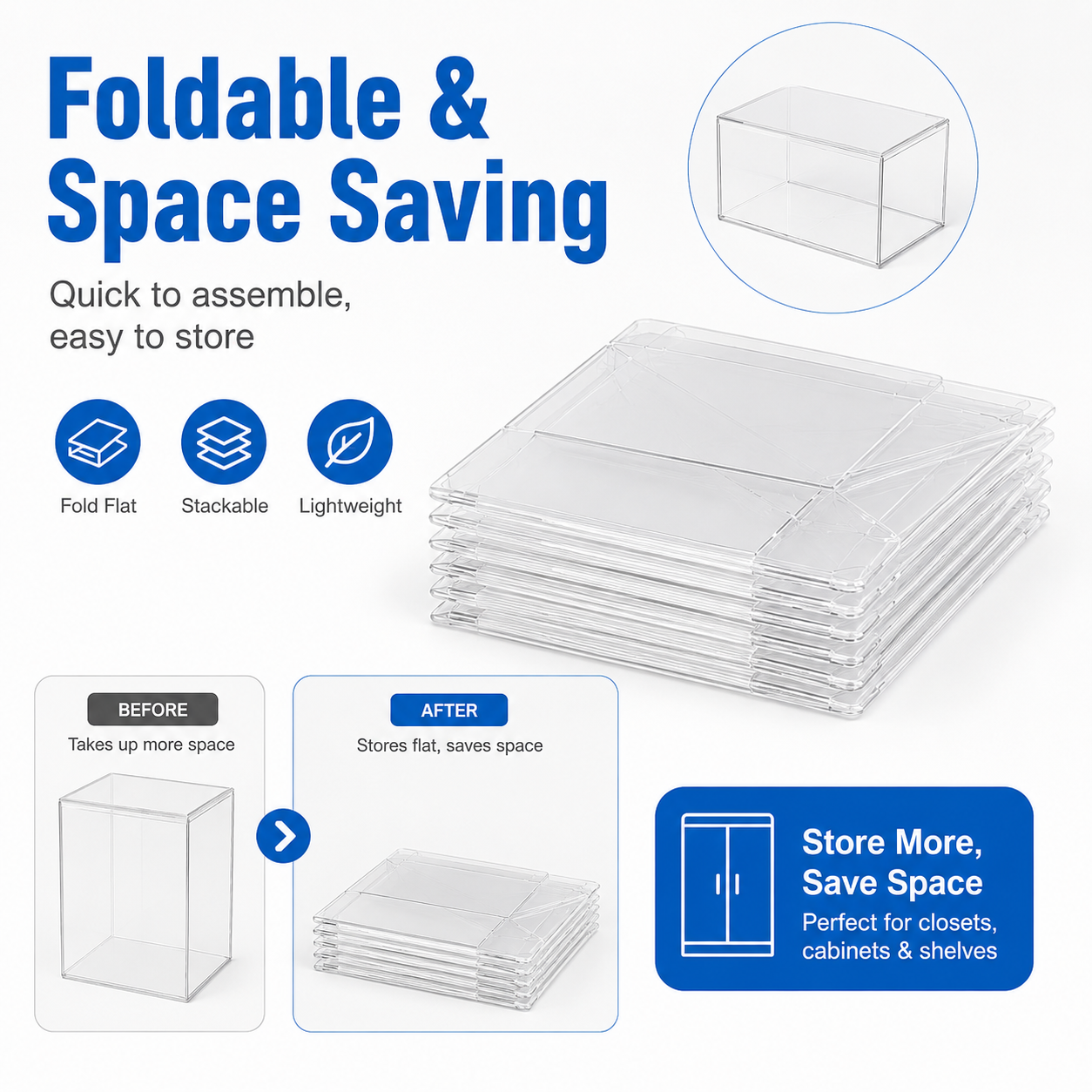 10x Clear Protective Display Box for Figures, Standard, photo 2