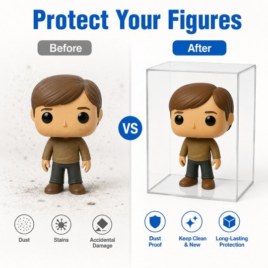 10x Clear Protective Display Box for Figures, Standard, photo 8