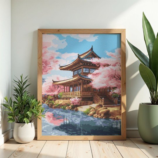 Obraz do malowania po numerach z ramą Czar Wschodu 50x70 cm, zdjęcie 2