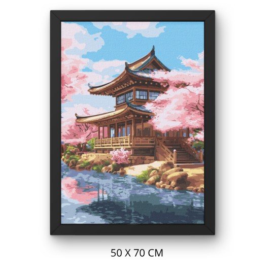 Obraz do malowania po numerach z ramą Czar Wschodu 50x70 cm, zdjęcie 3