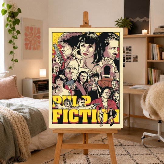 Obraz do malowania po numerach z ramą Pulp Fiction 50x70 cm, zdjęcie 2