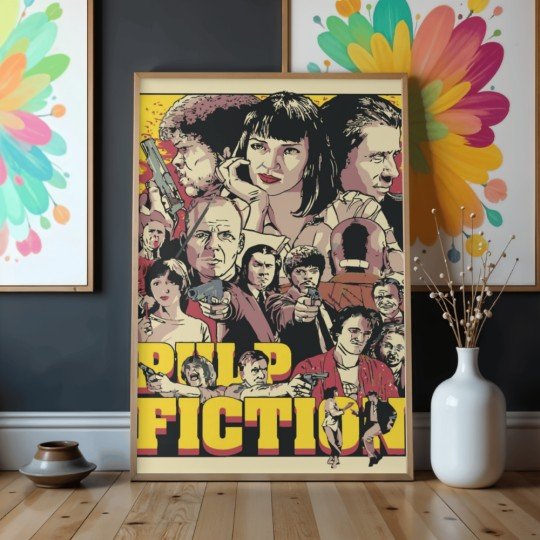 Obraz do malowania po numerach z ramą Pulp Fiction 50x70 cm, zdjęcie 4