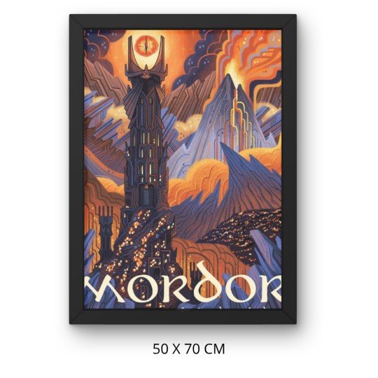 Obraz do malowania po numerach z ramą Mordor 50x70 cm, zdjęcie 3