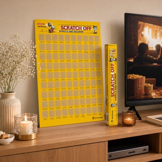 Scratch Off 100 Movies - Plakat Zdrapka 100 Kultowych Filmów A2, zdjęcie 9