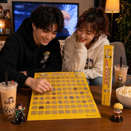 Scratch Off 100 Anime - A2 Scratch Poster with 100 Iconic Anime, photo 3