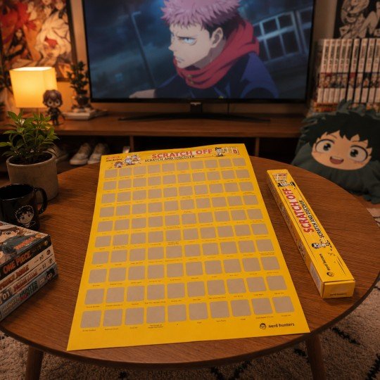 Scratch Off 100 Anime - A2 Scratch Poster with 100 Iconic Anime, photo 7